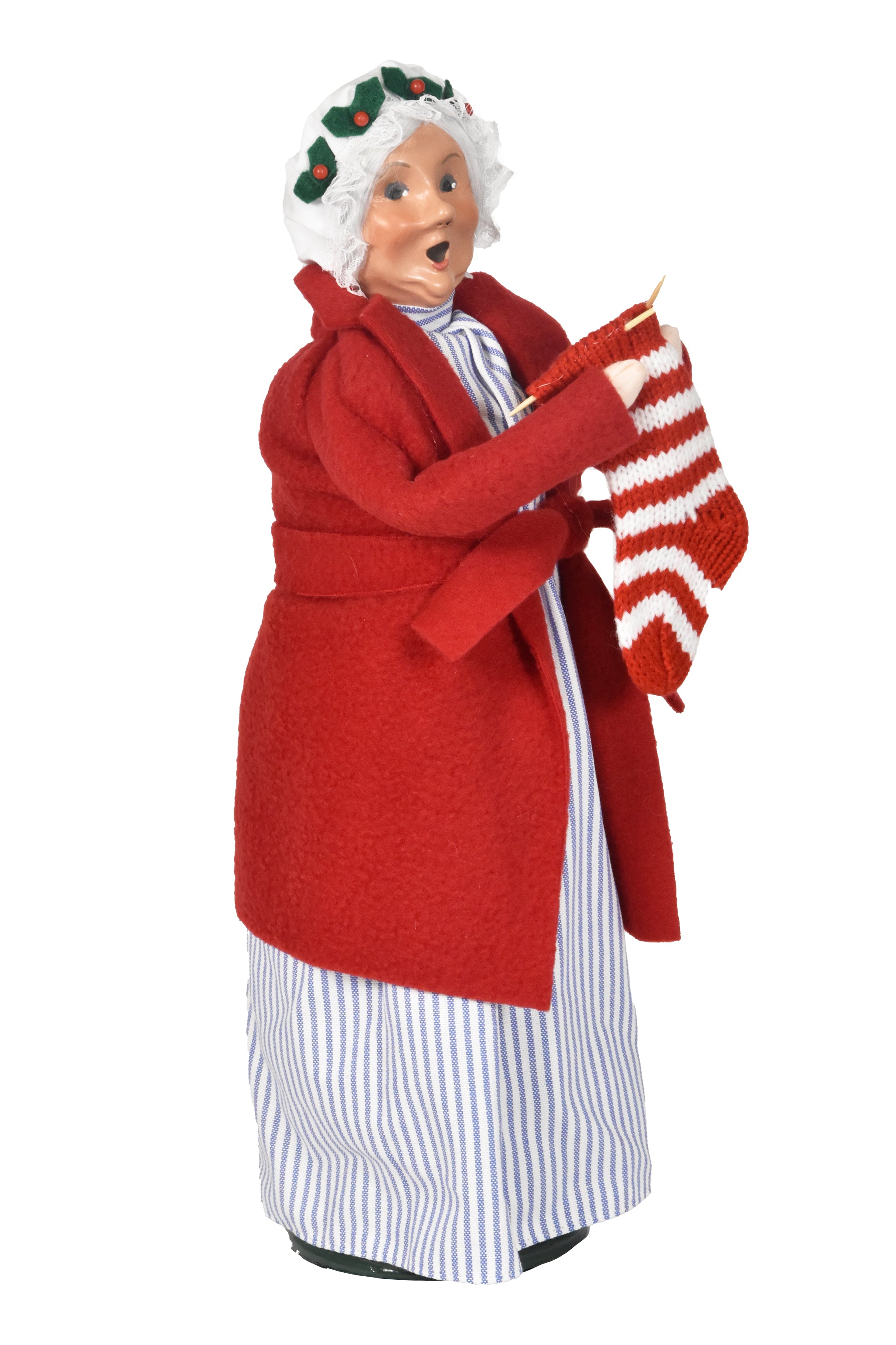 Bedtime Mrs Claus Figurine, Christmas Caroler Doll – Byers' Choice