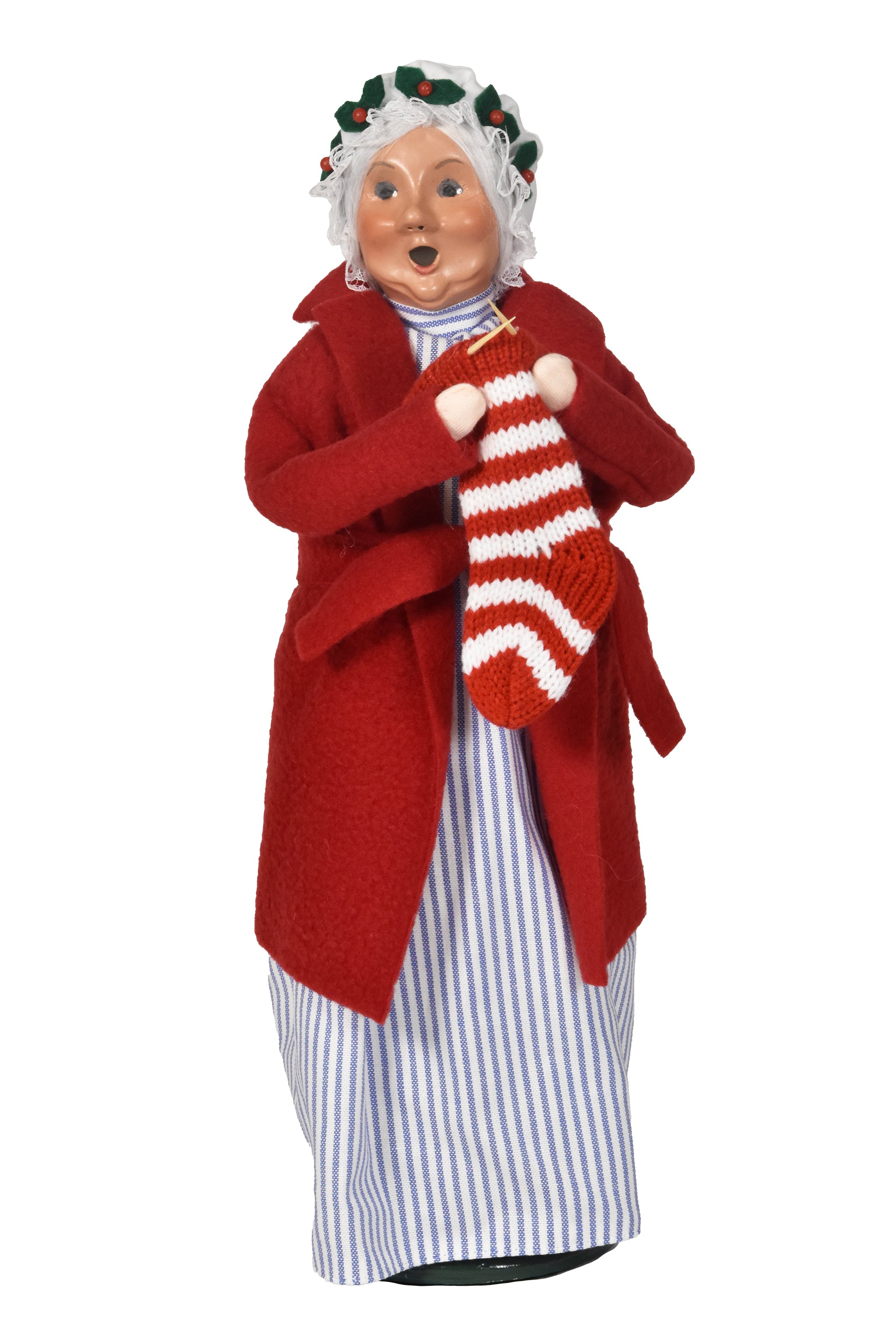 Bedtime Mrs Claus Figurine, Christmas Caroler Doll – Byers' Choice