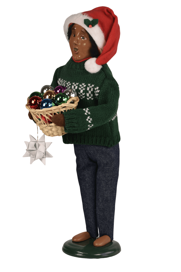 African American Decorating Family Man
