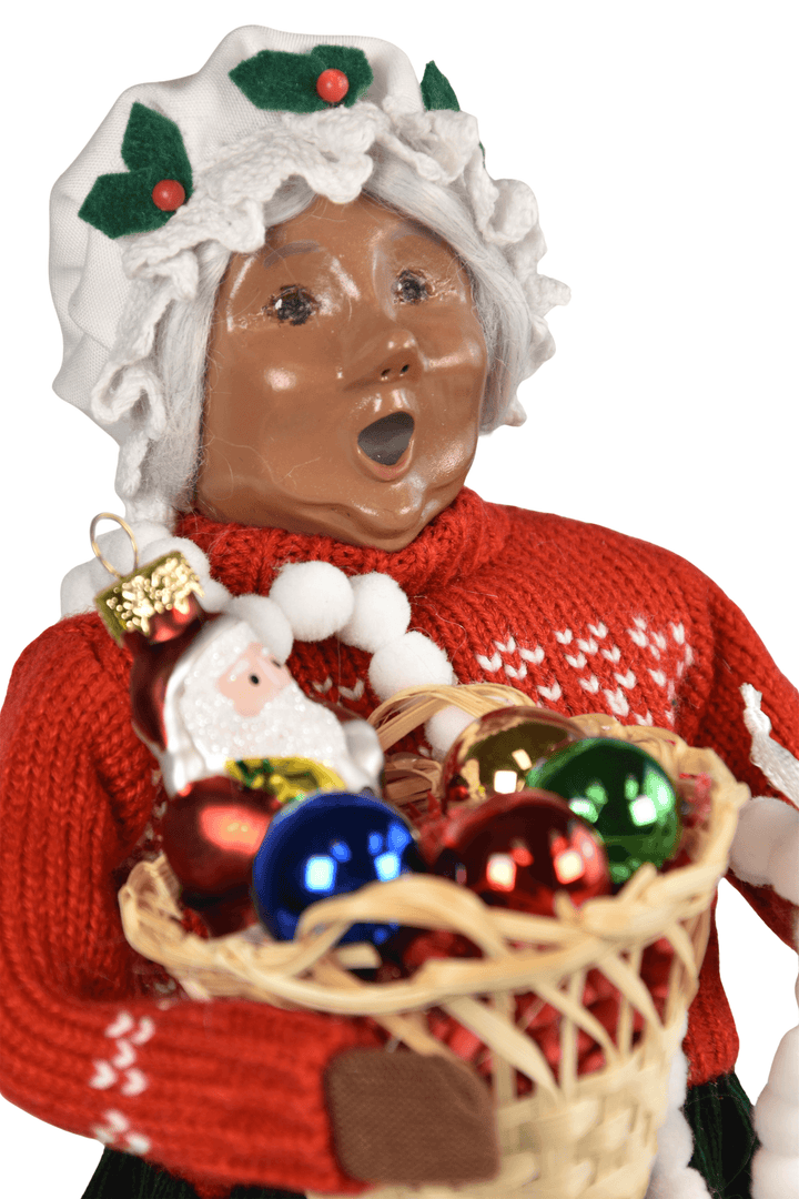 African American Decorating Mrs. Claus