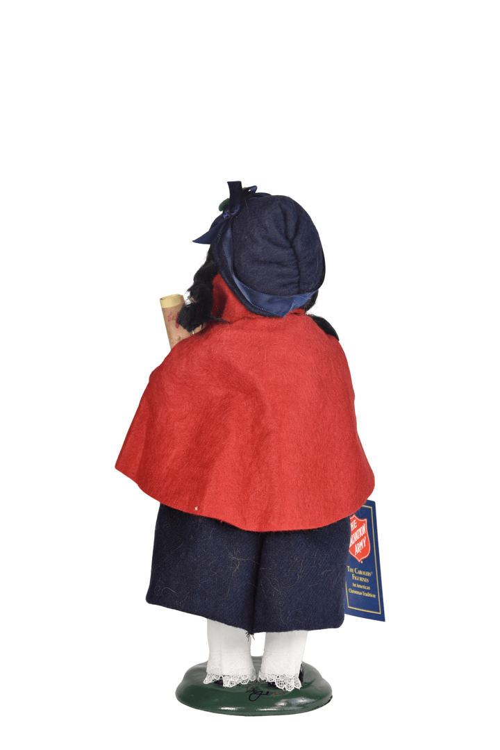African American Salvation Army Girl with Bell
