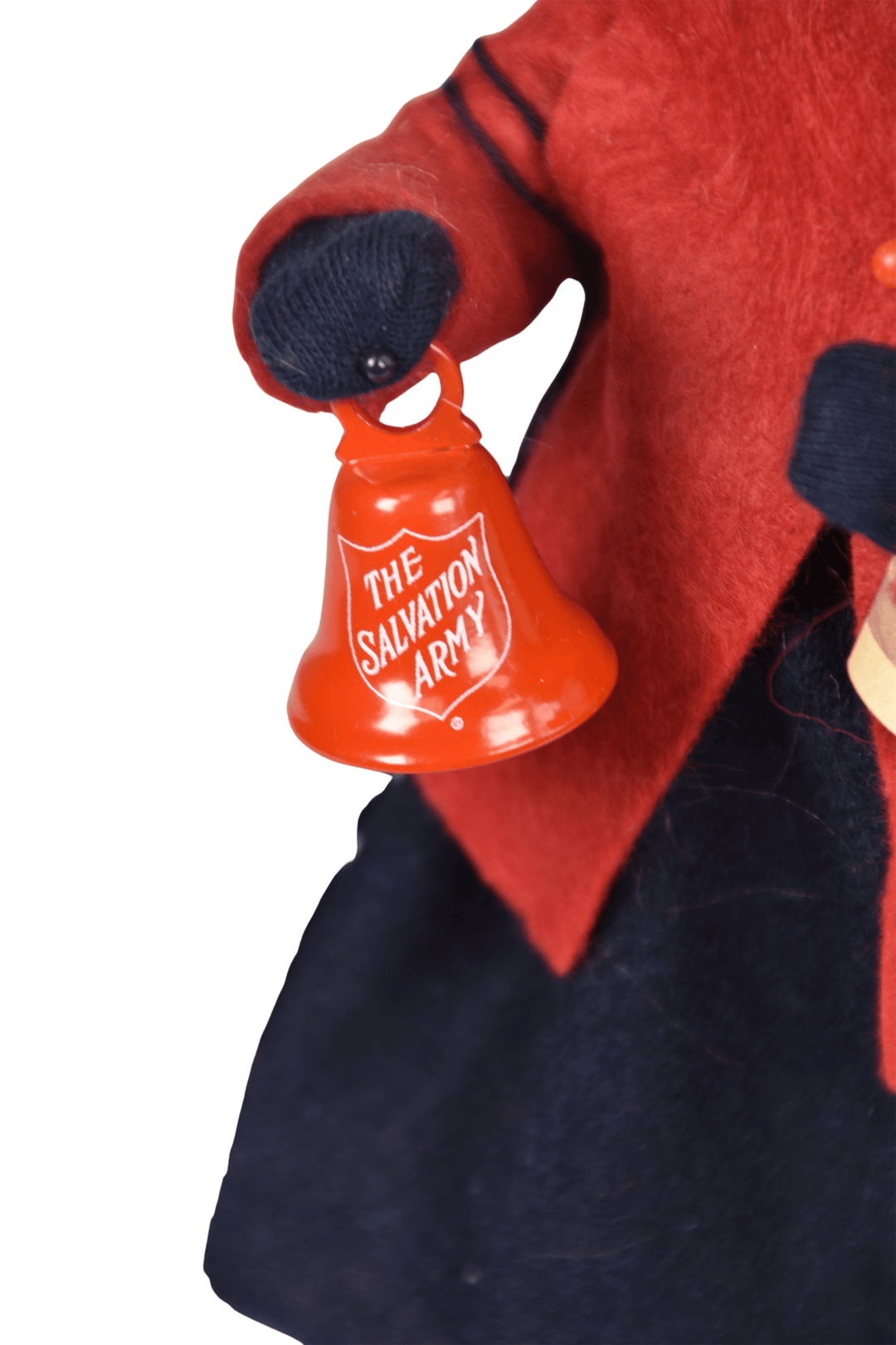 African American Salvation Army Girl with Bell
