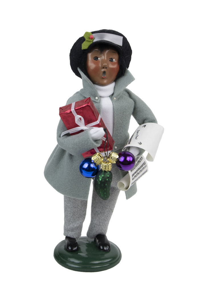 2022  AA  Glass Ornament Boy