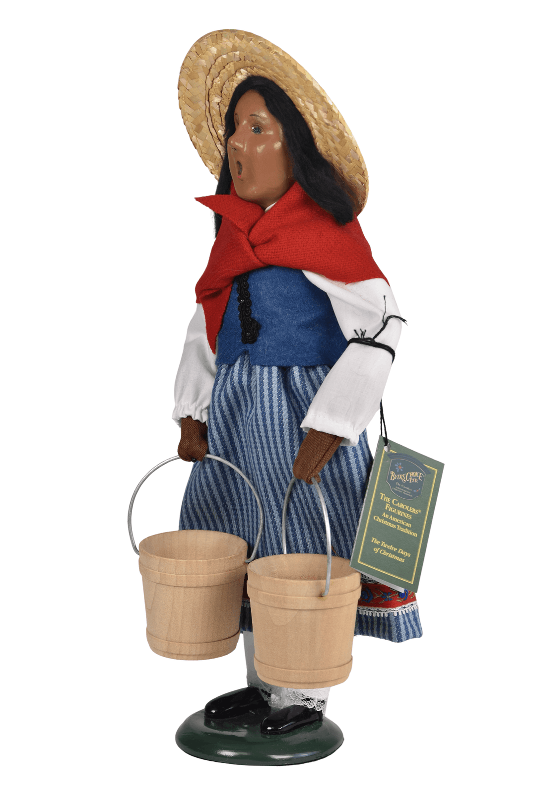 African American 8 Maids A-Milking