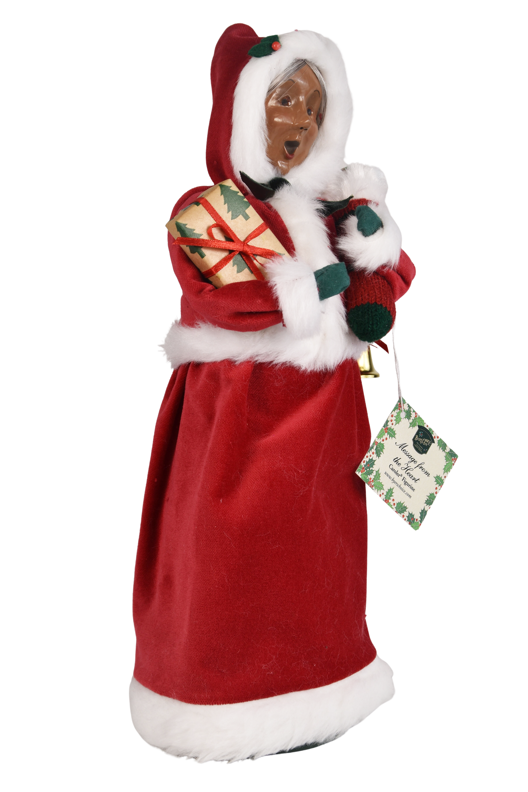 Byers' Choice Caroler, African American Message Mrs Claus (AAZBC79WB) Byers' Choice Caroler, African American Message Mrs Claus (AAZBC79WB)