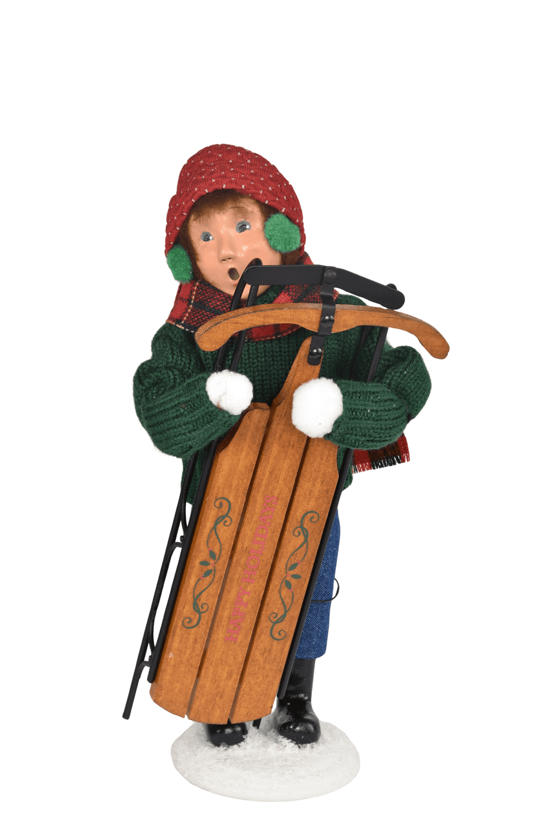 Sledding Boy