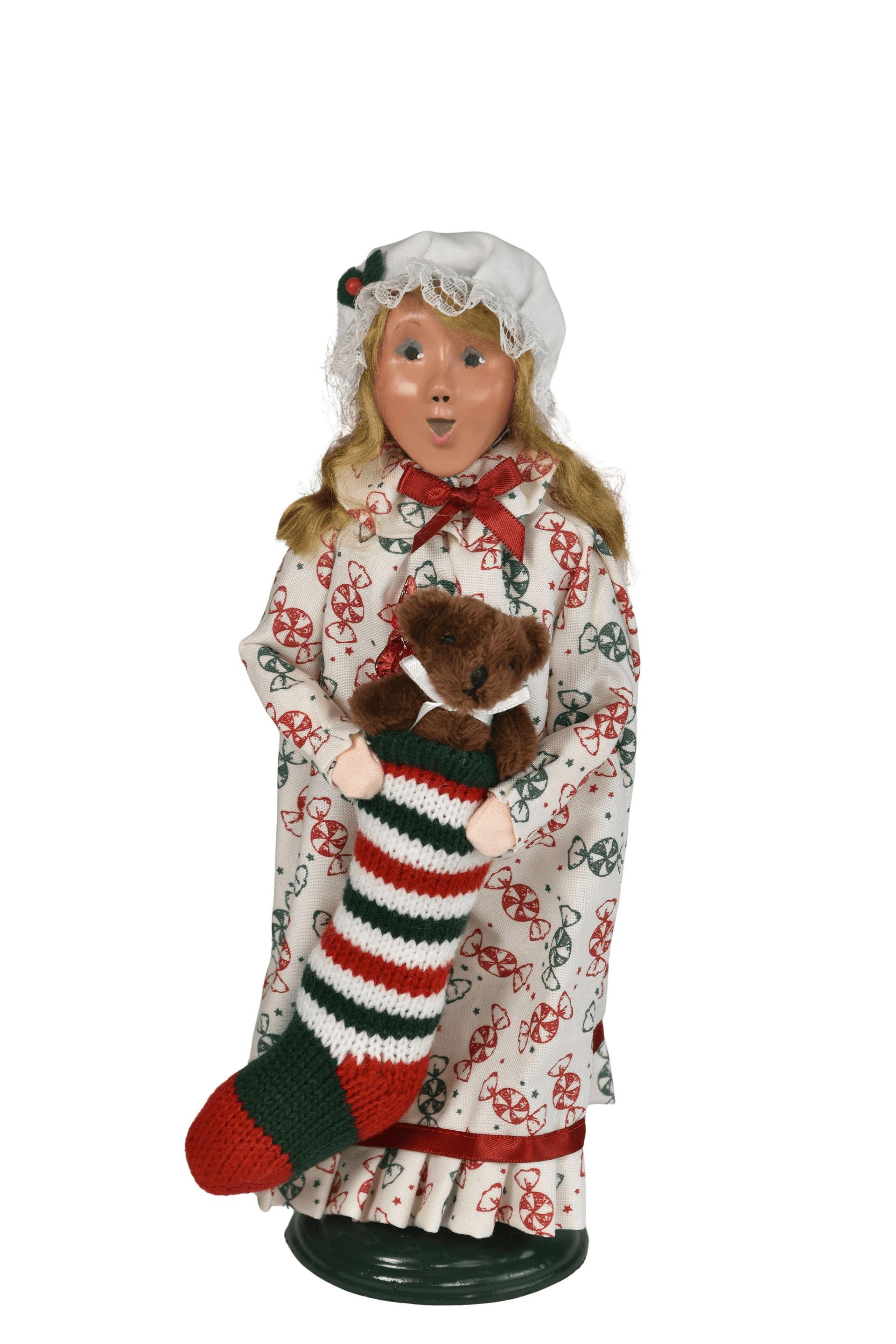 Stocking Family Girl Caroler Doll - Christmas Figurine – Byers