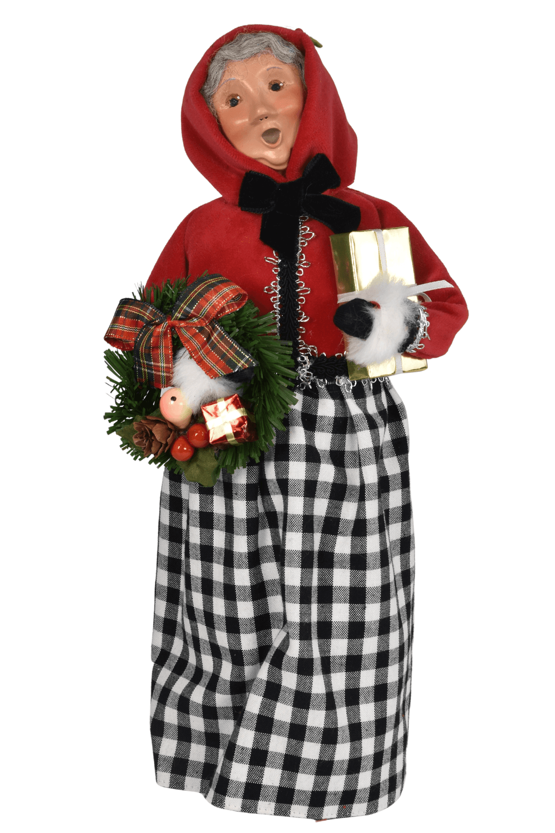Mrs Claus w Black Check