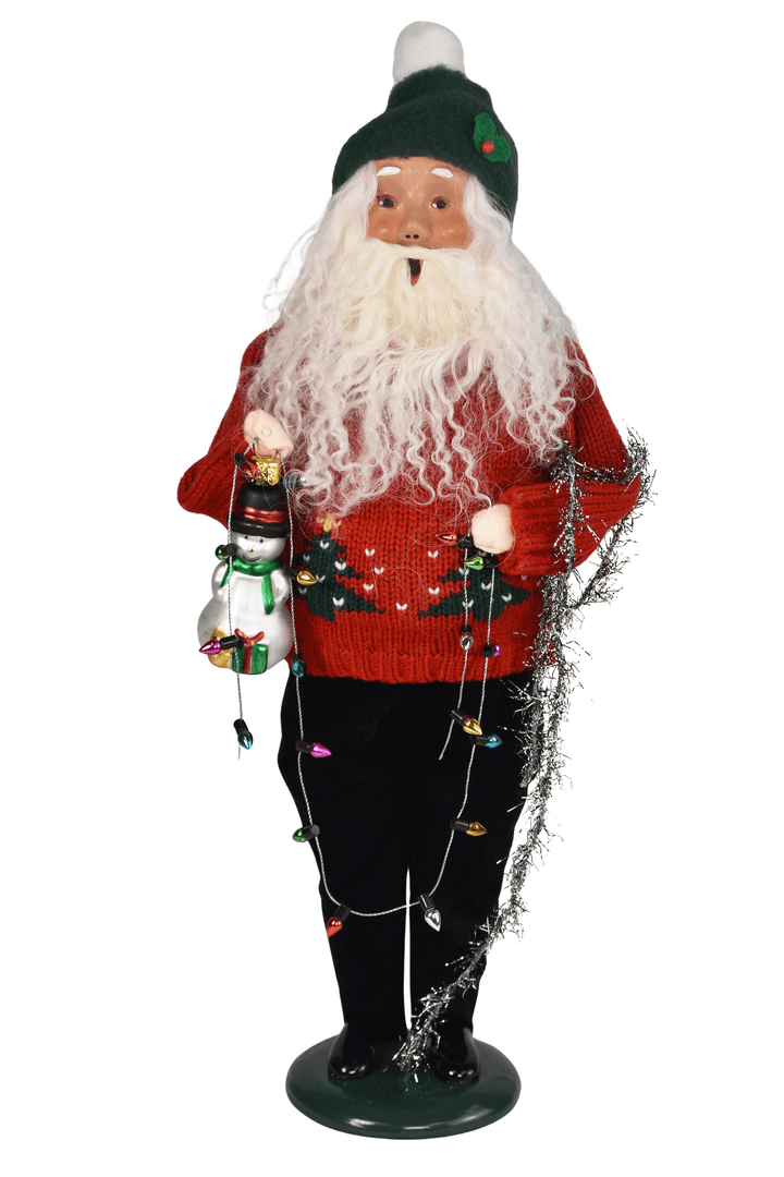 Decorating Santa