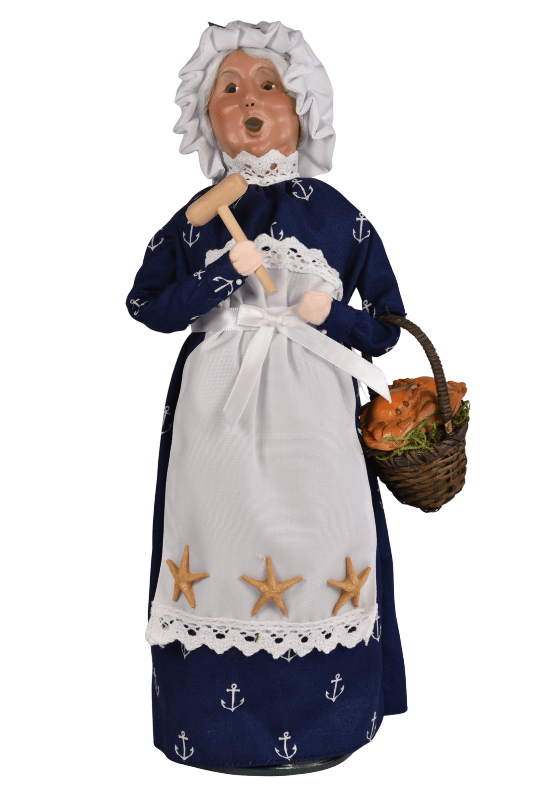 Nautical Mrs Claus with Crabs
