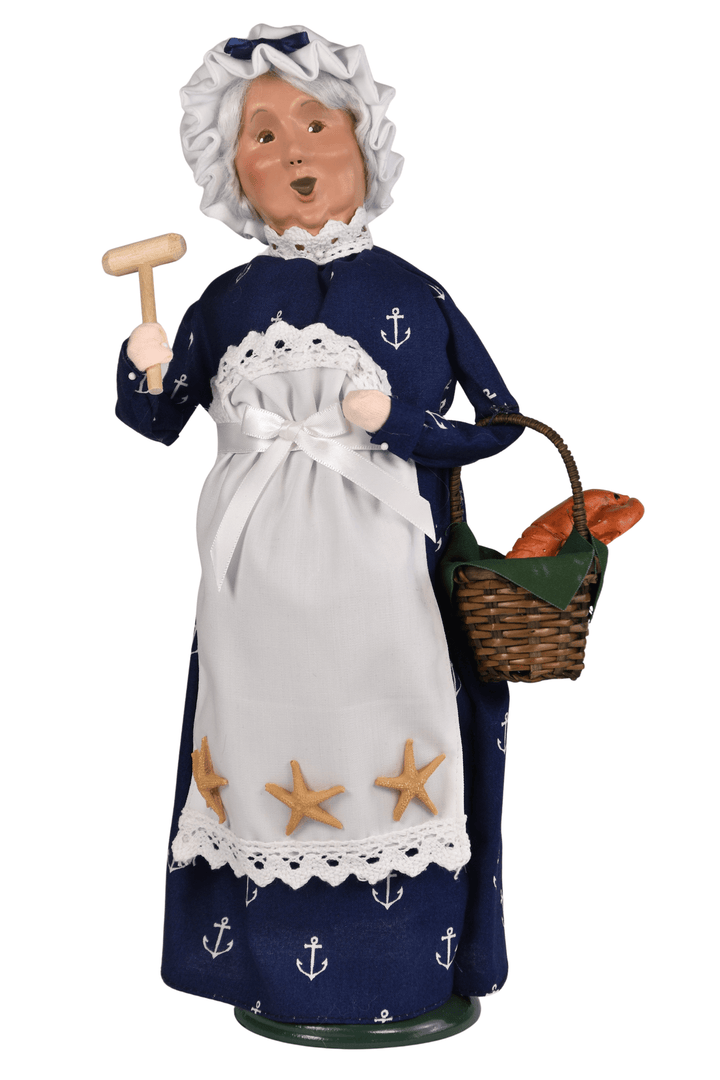 Nautical Mrs Claus with Lobsters