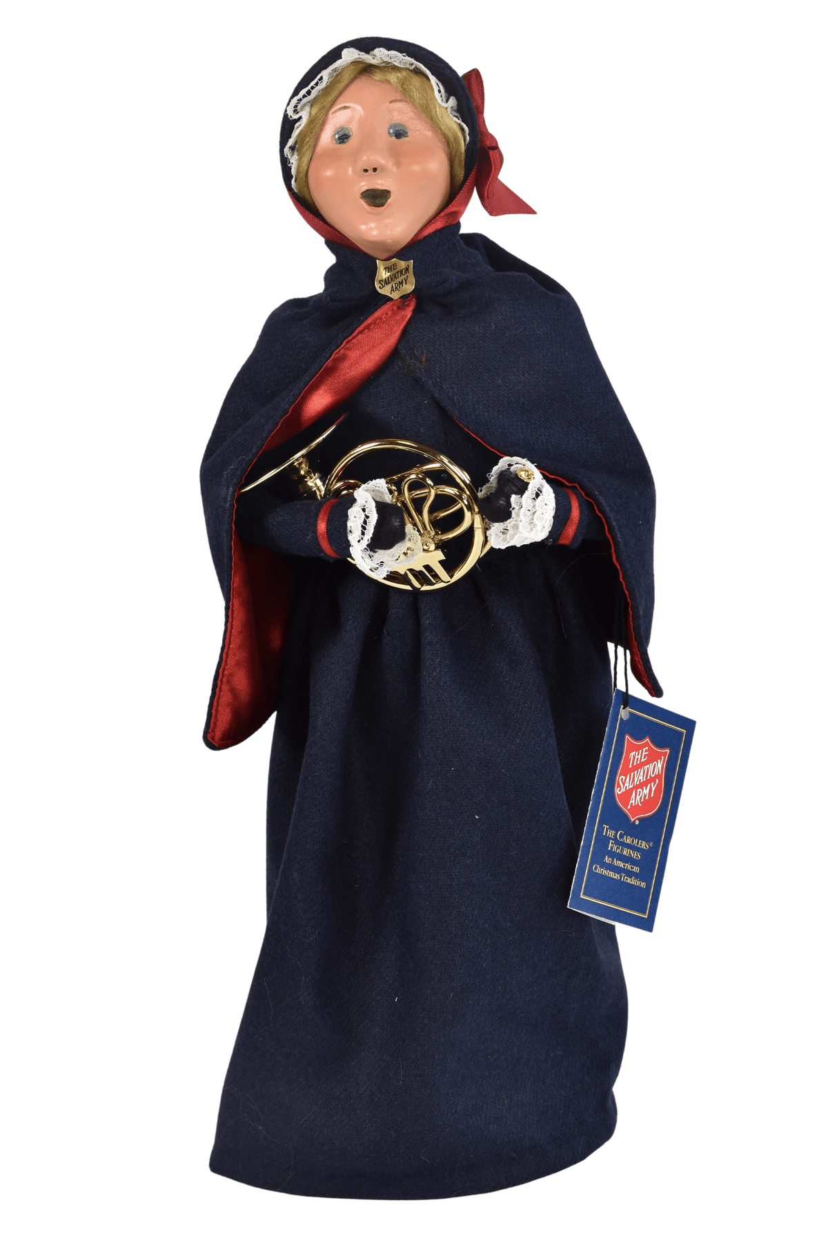 Salvation Woman with Horn, Salvation Army Figurine – Byers' Choice