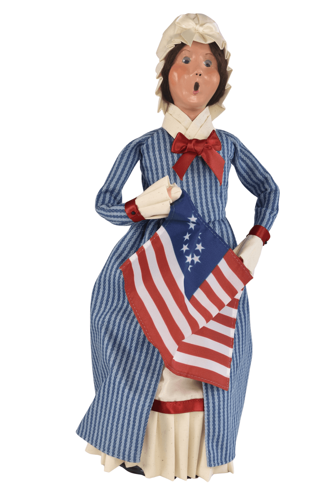 Betsy Ross Figurine, Byers' Betsy Ross Caroler Doll – Byers