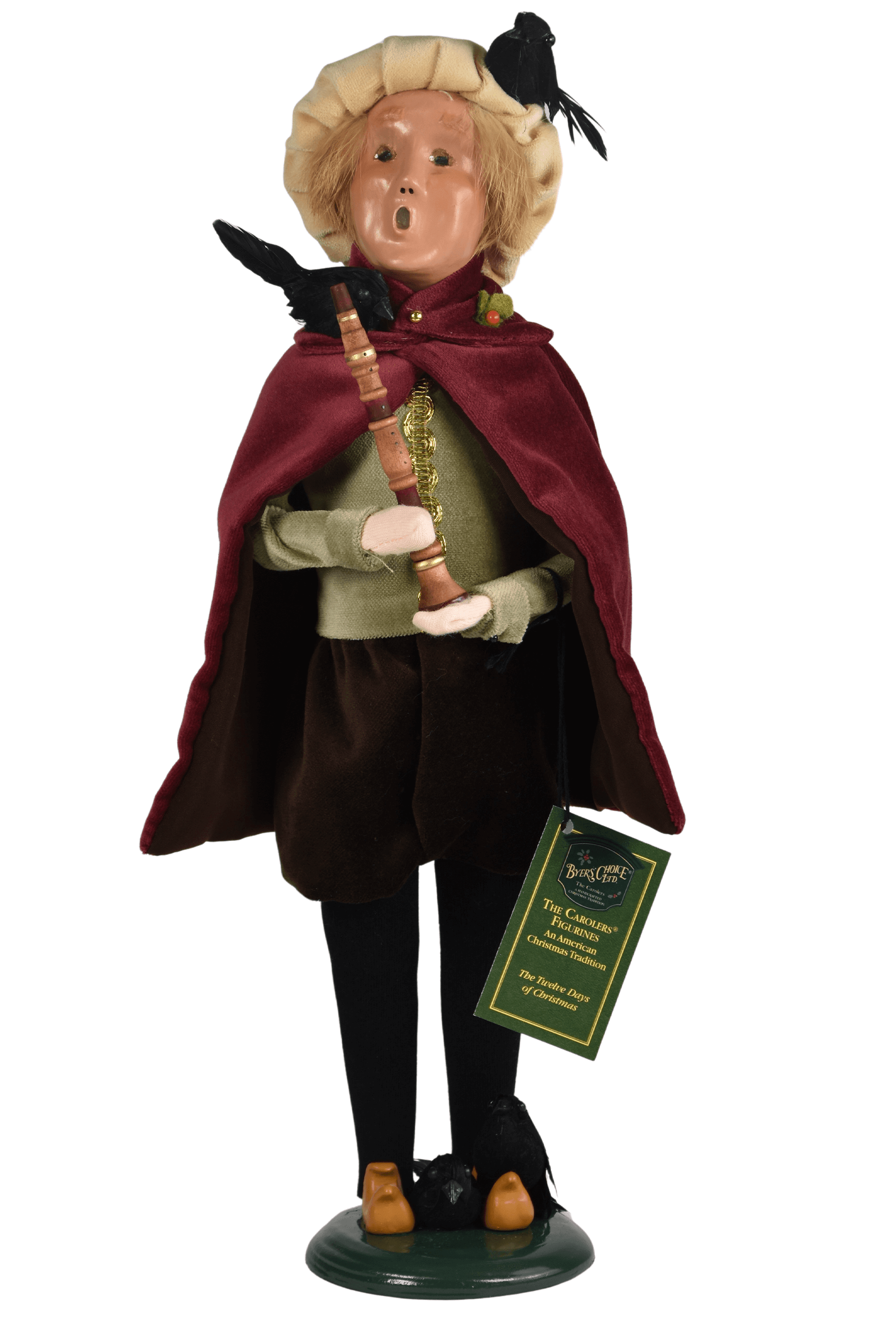 4 Calling Birds - Caroler Doll, Christmas Figurine – Byers' Choice