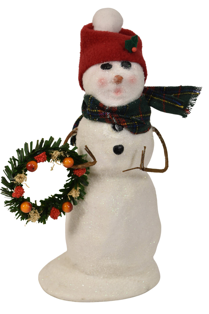 Snowman with Wreath