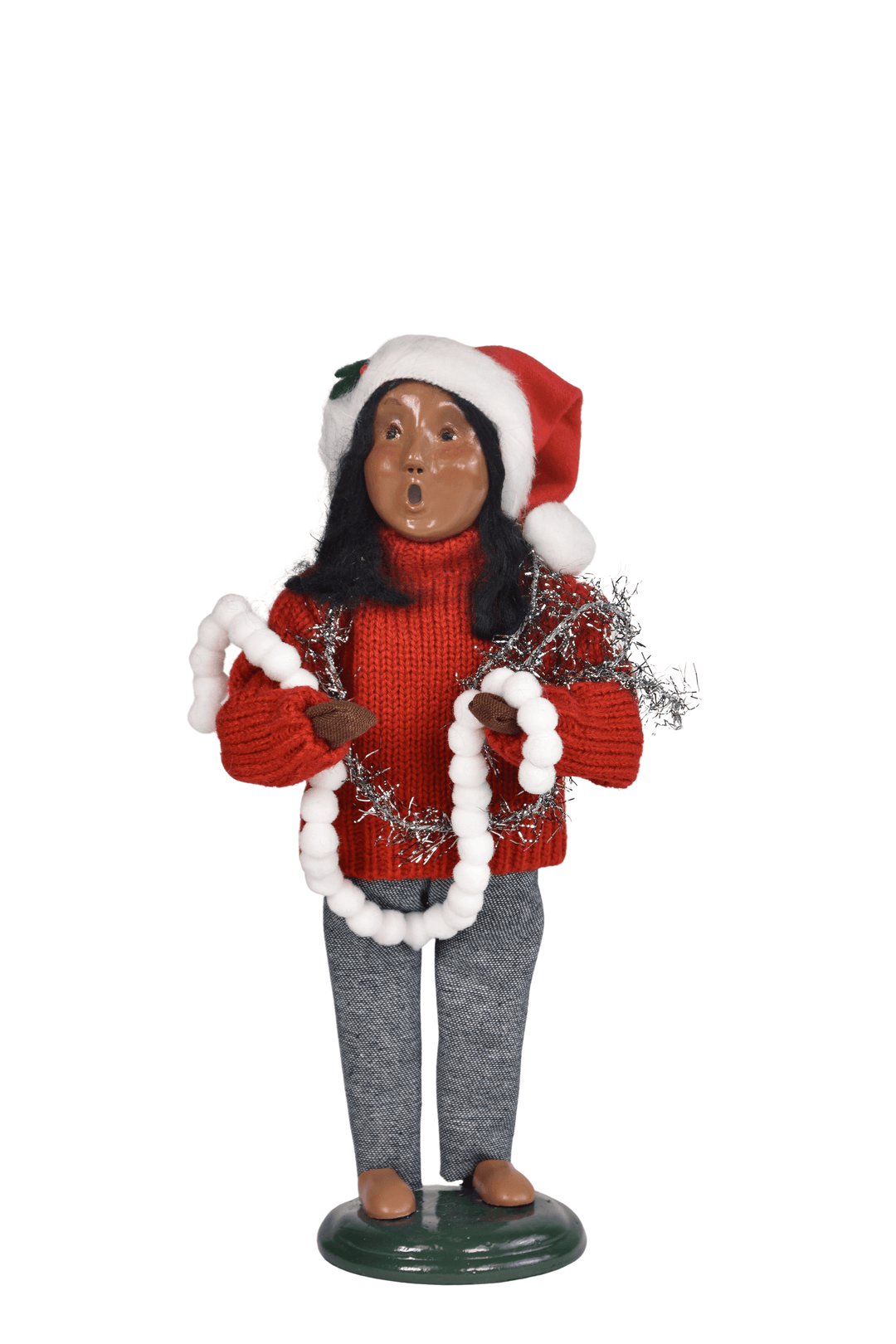 African American Decorating Family Girl