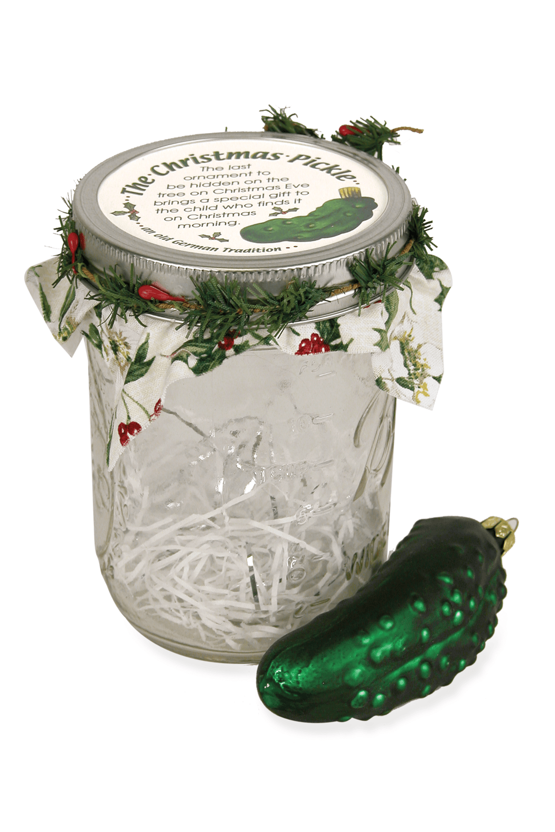 Glass Pickle Ornament