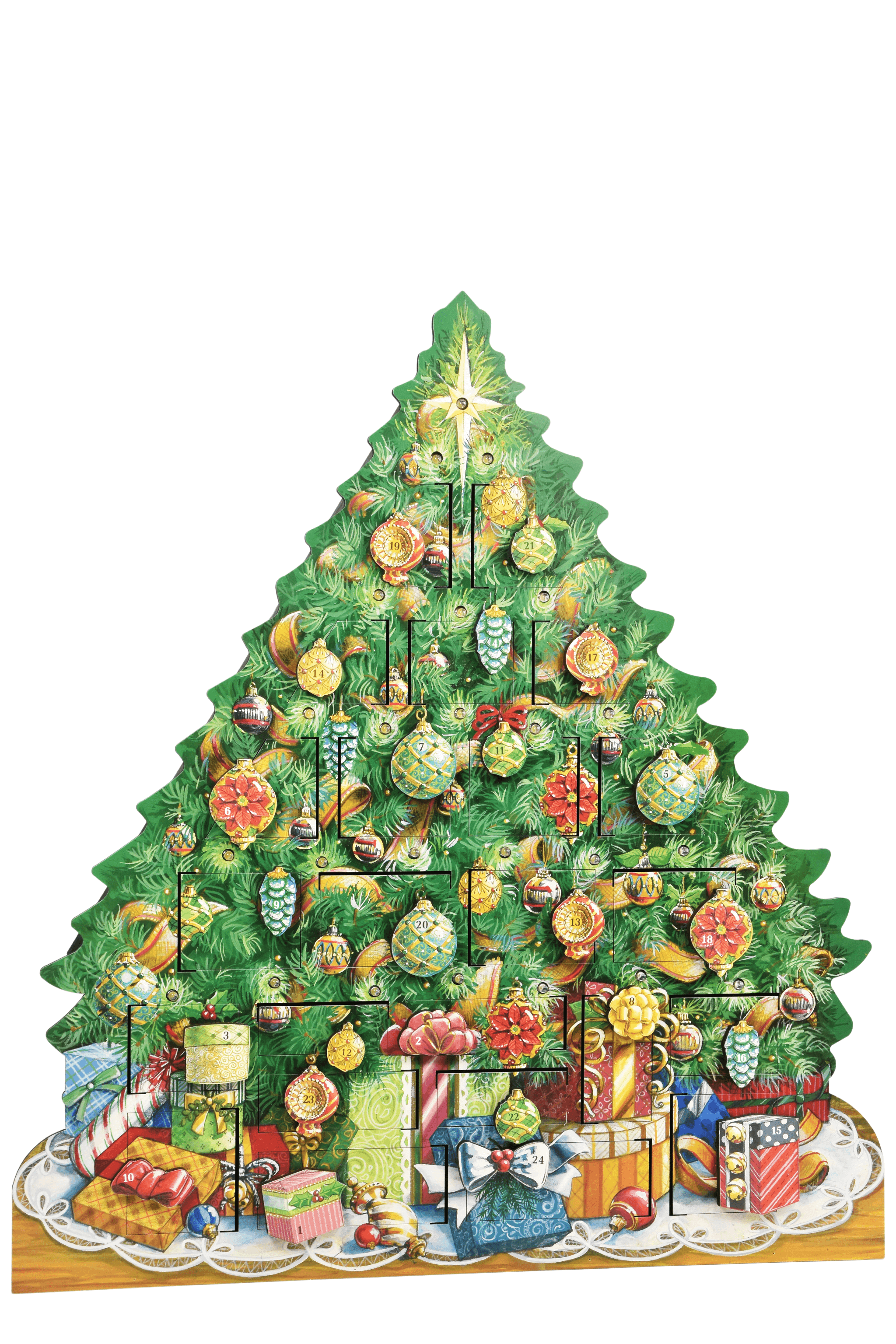 Musical Tree w Lights Advent Calendar