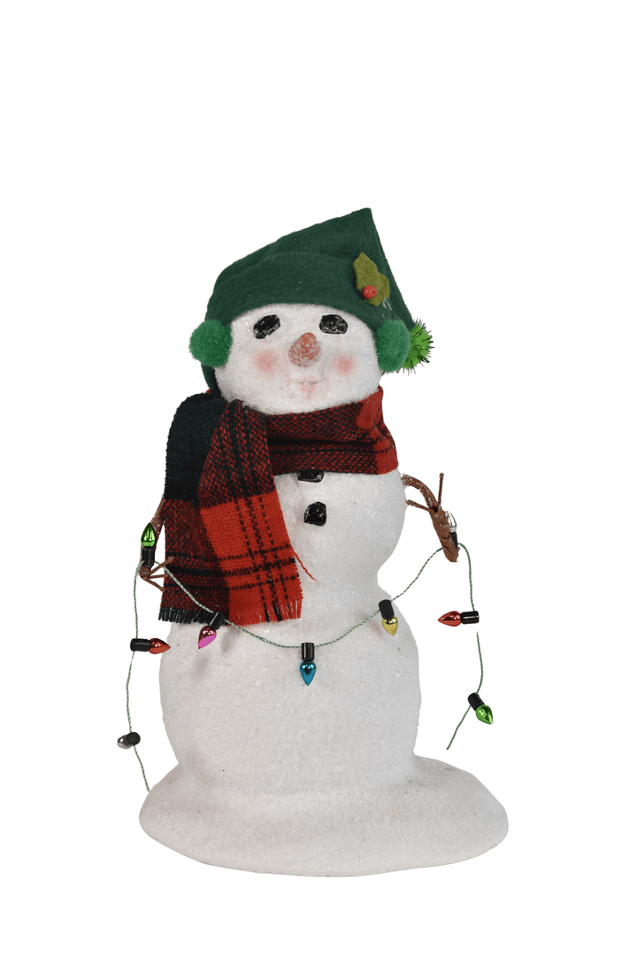 Snowman with Lights