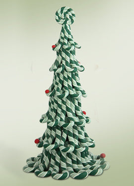 2024  Green Candy Cane Tree