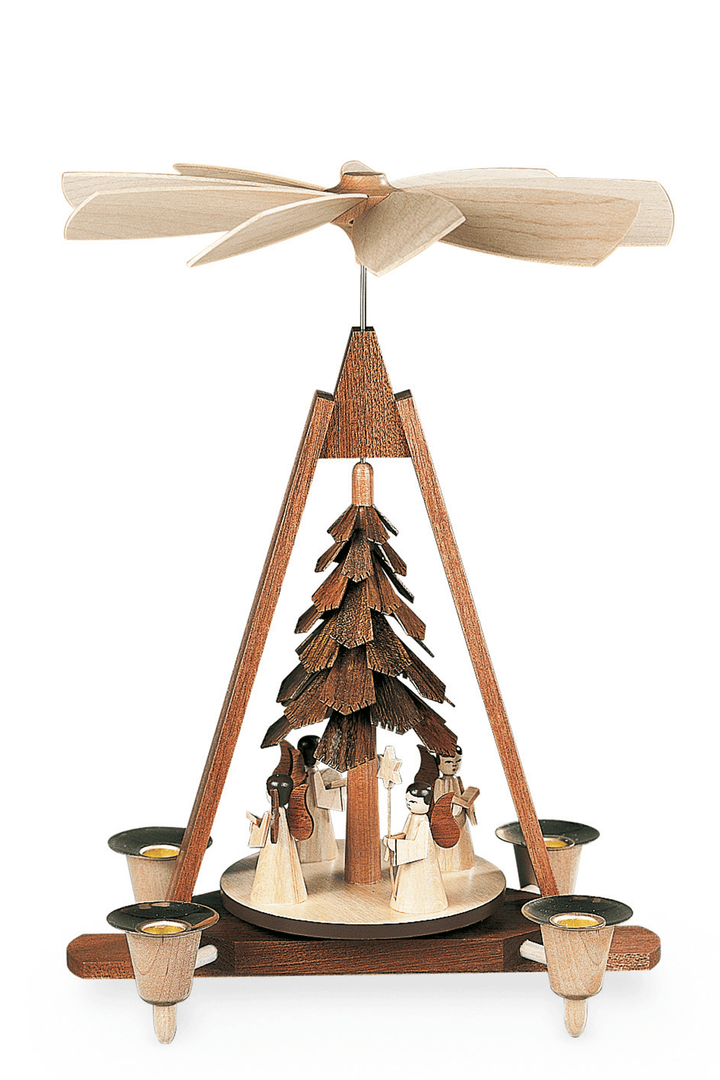Angels 4 Figures Natural - German Pyramid