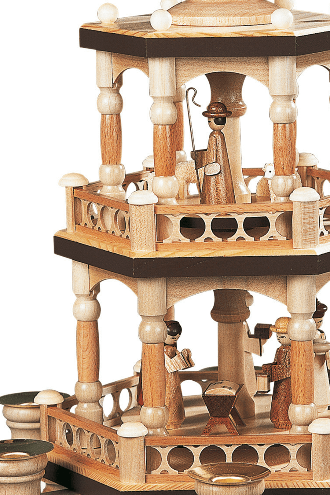 Christmas Story Natural 2-Tier - German Pyramid