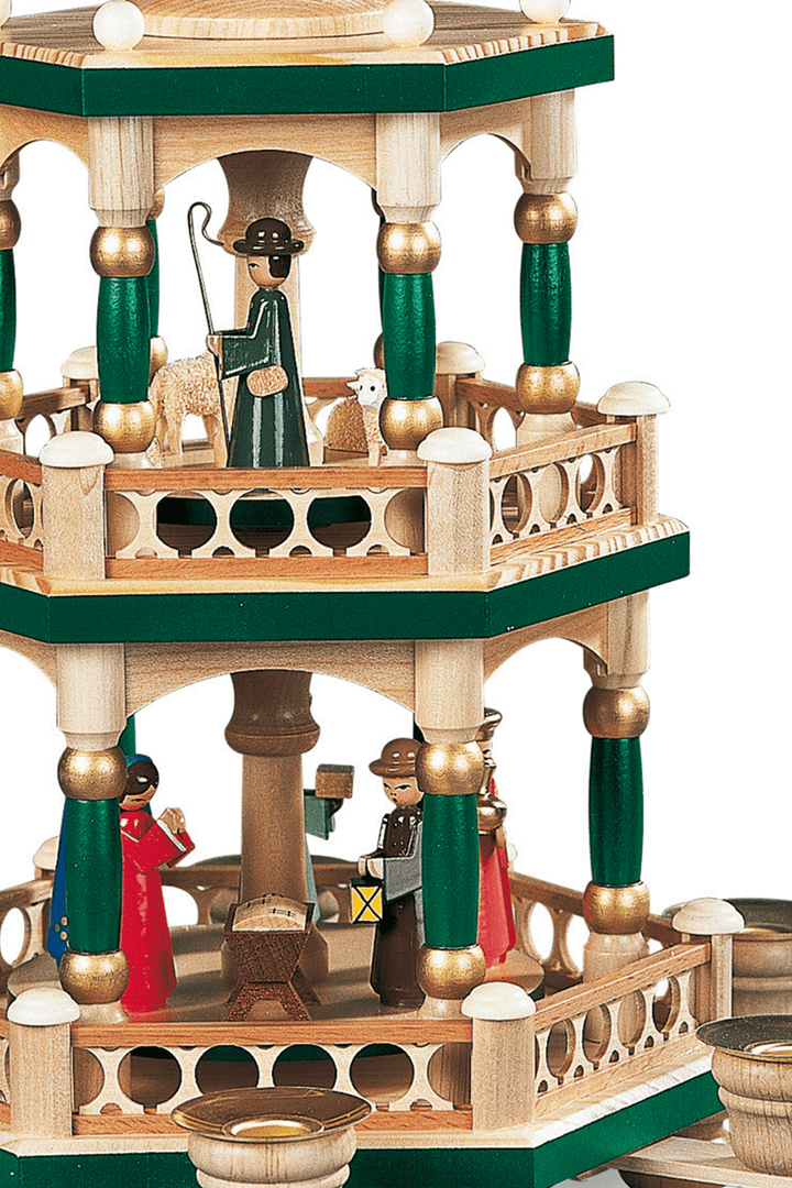 Christmas Story Hand Painted 2 Tier - German Pyramid