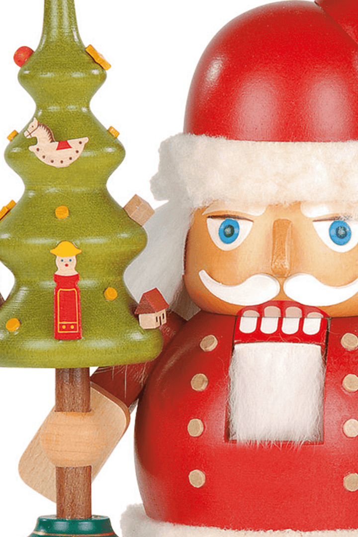 Santa with Tree - German Nutcracker