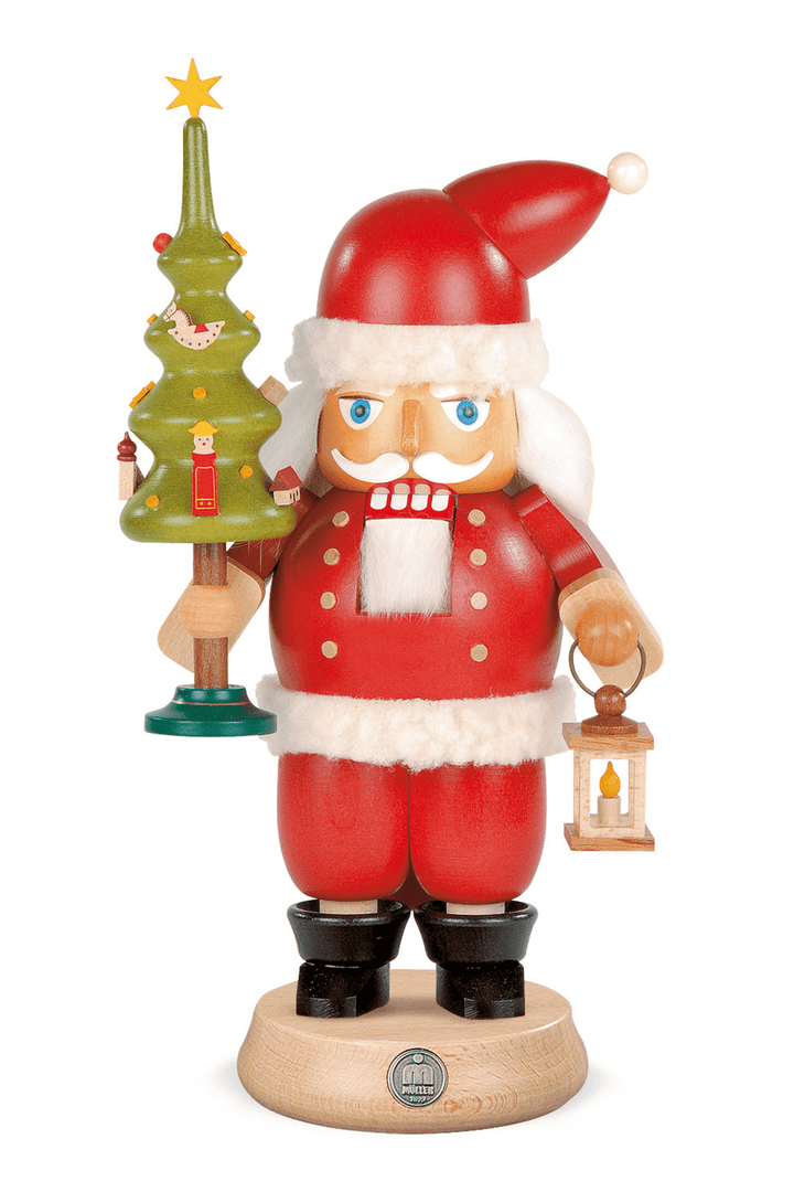 Santa with Tree - German Nutcracker