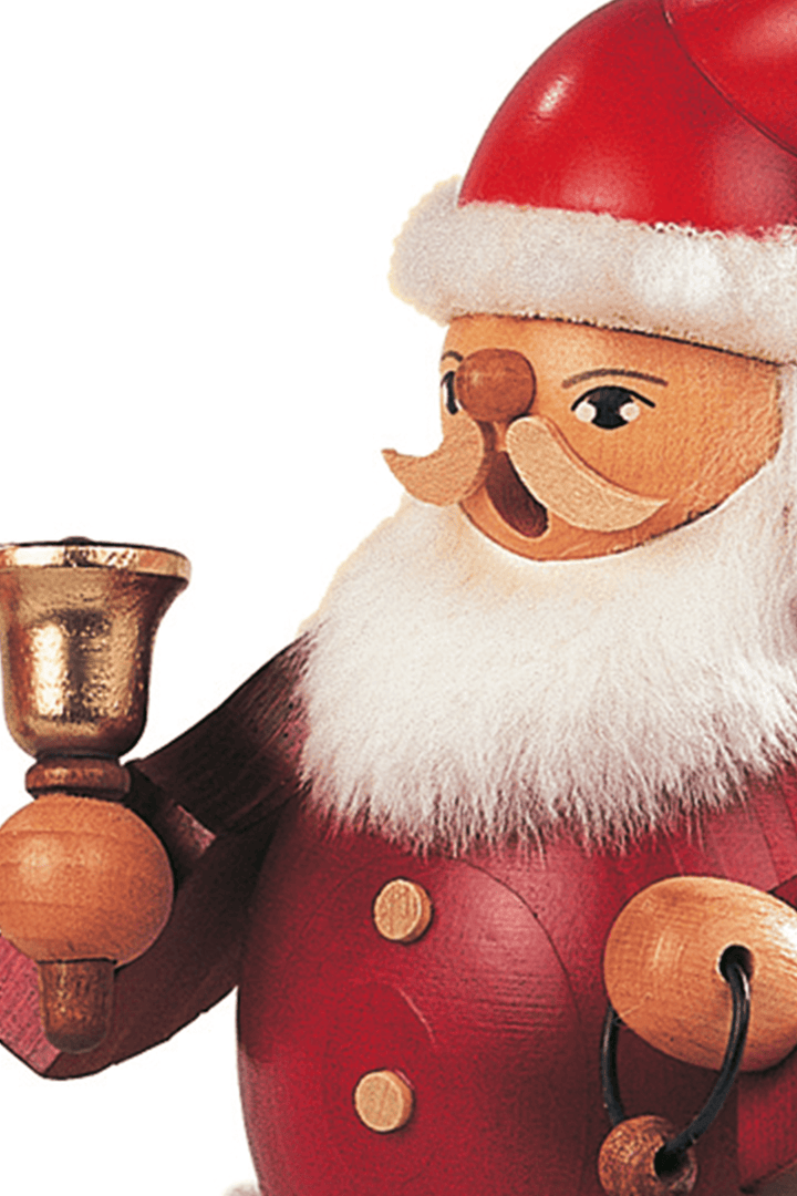 Santa with Bell - German Smoker