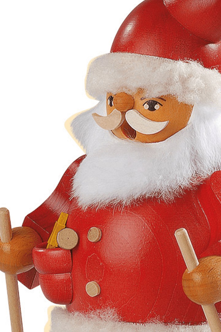 Santa Claus on Skis - German Smoker