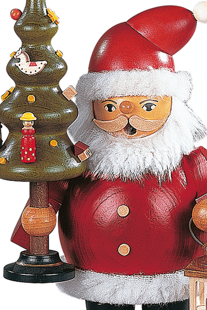 Santa Claus with Tree - German Smoker