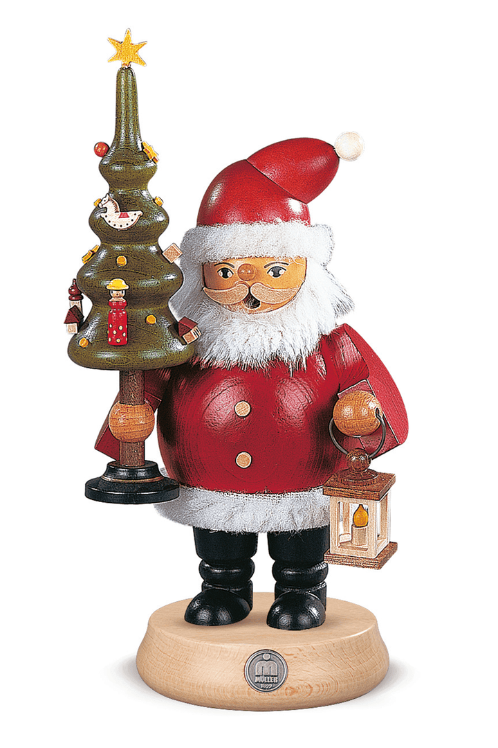 Santa Claus with Tree - German Smoker