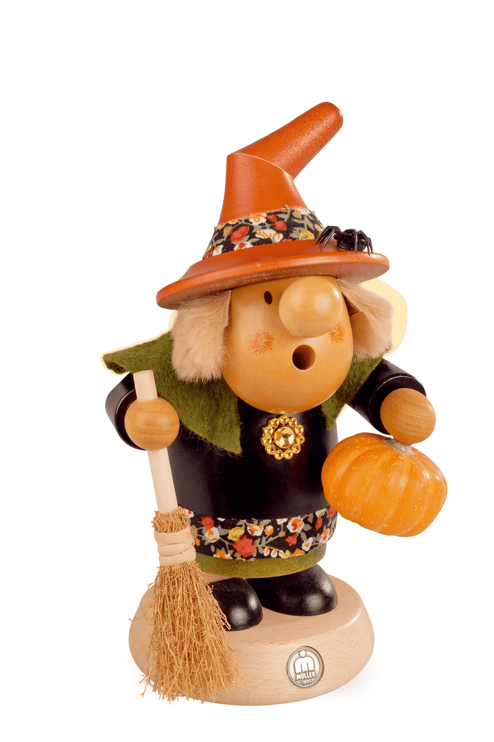 Witch with Pumpkin - German Smoker