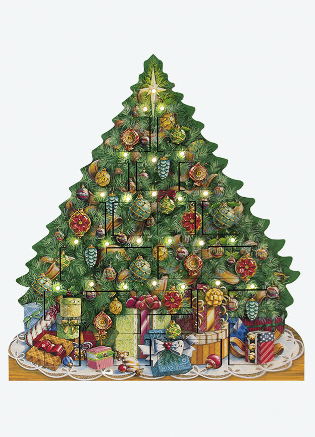 2024  Musical Tree Advent w Lights