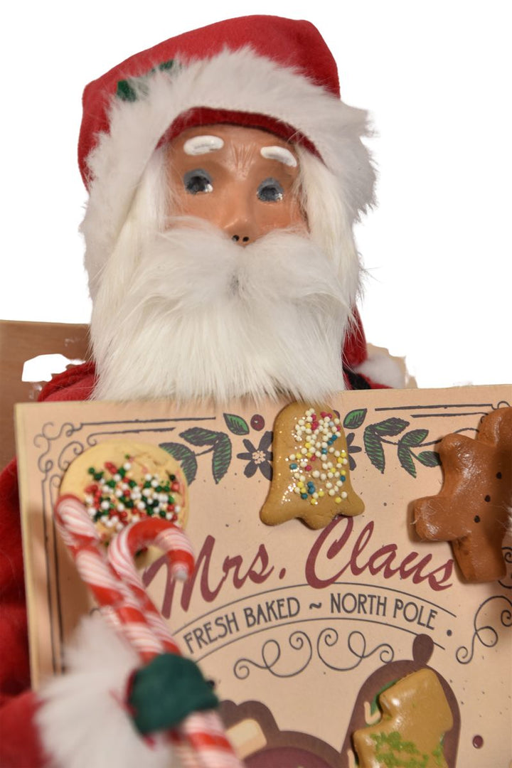 Santa w/ Cookie Sandwich Board