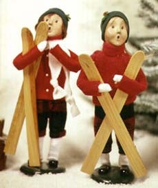 1995  Kids Holding Skis