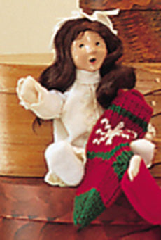 2000  Girl Toddler with Stocking