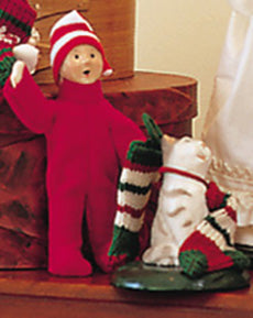 2000  Boy Toddler with Stocking