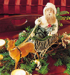 2000  Victorian Santa in Sleigh