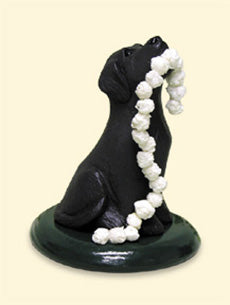 2005  Retriever with Popcorn Garland