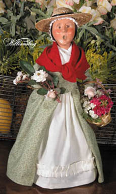 2006  Colonial Woman with Flowers