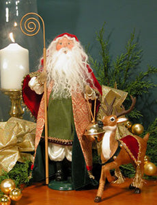2007  Victorian Father Christmas with Reindeer