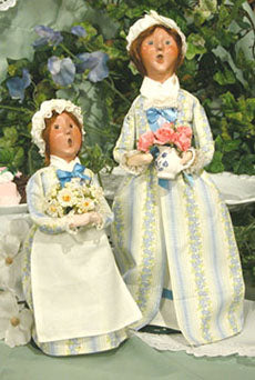 2008  Mother and Daughter with Flowers