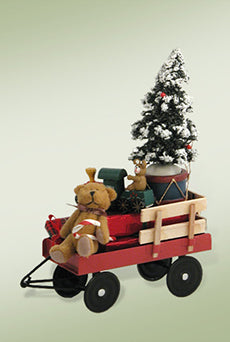 2012  Red Wagon with Toys