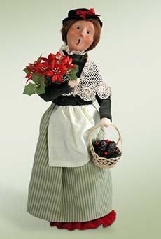 2010  Woman Selling Holiday Flowers