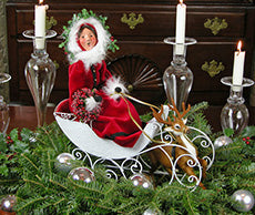 2012  Woman in White Sleigh