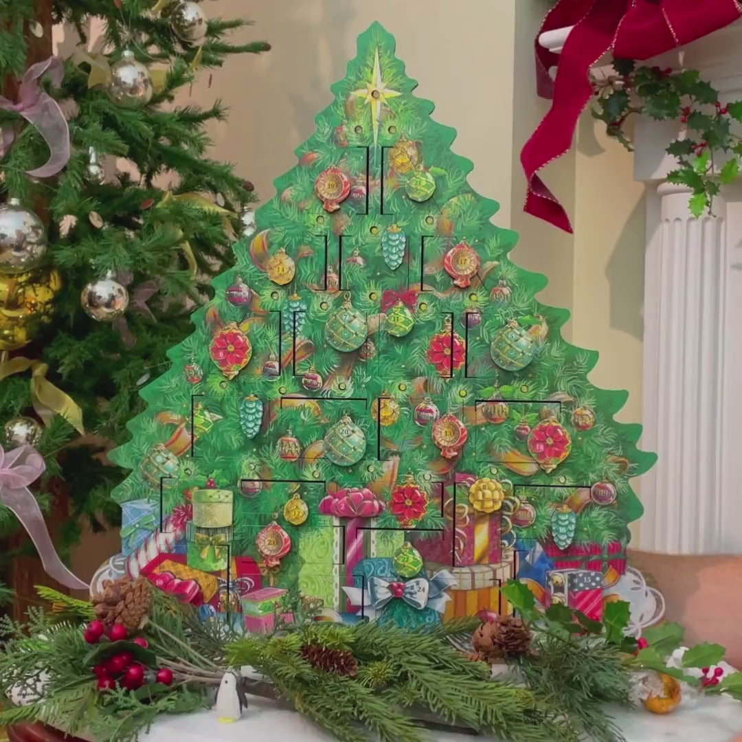 Musical Tree w Lights Advent Calendar