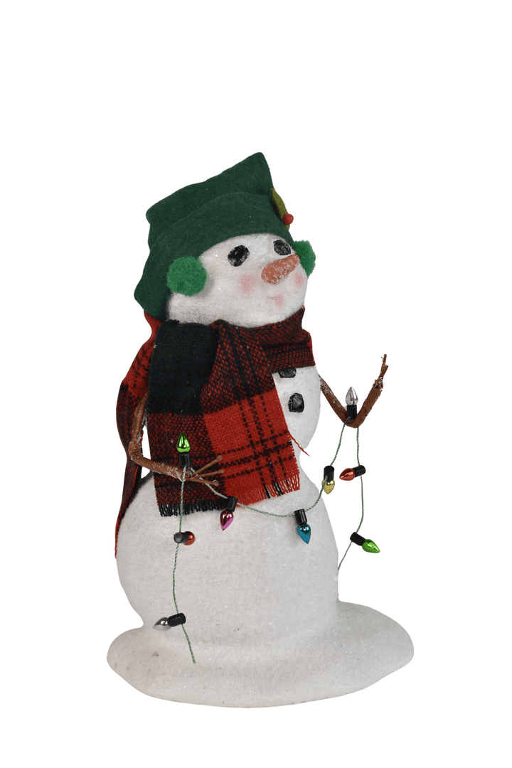 Snowman with Lights