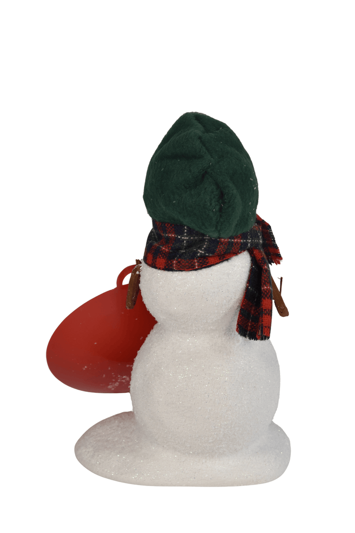 Snowman with Saucer